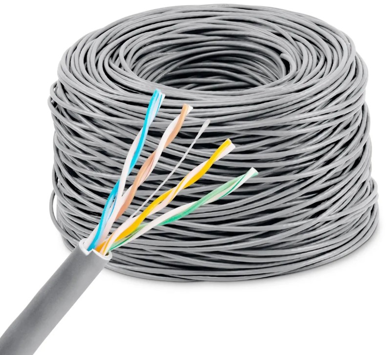 

Кабель витая пара UTP 5e кат. 4 пары KINGPRICE KP-UTP-C5E-0.5MM-CCA-305M solid 0.5мм CCA 305м серый, 2029713, KP-UTP-C5E-0.5MM-CCA-305M
