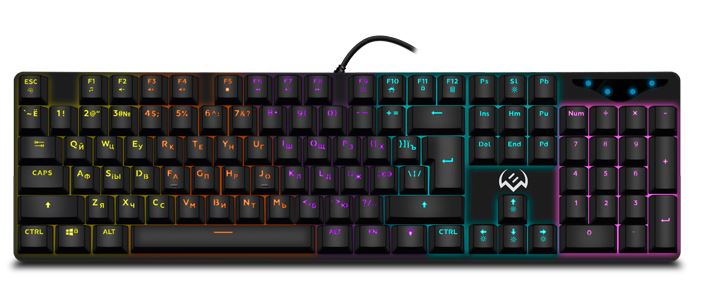 

Клавиатура Sven KB-G9300 SV-018245 игровая механическая (104кл., 20 Fn функций), KB-G9300