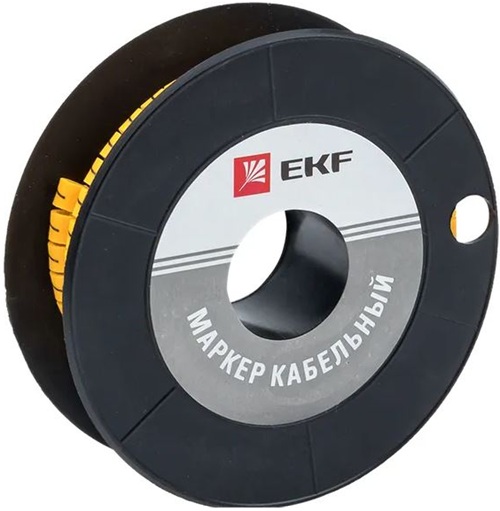

Маркер на кабель EKF plc-KM-1.5-7 1,5 мм2 "7" (1000 шт.) (ЕС-0), plc-KM-1.5-7