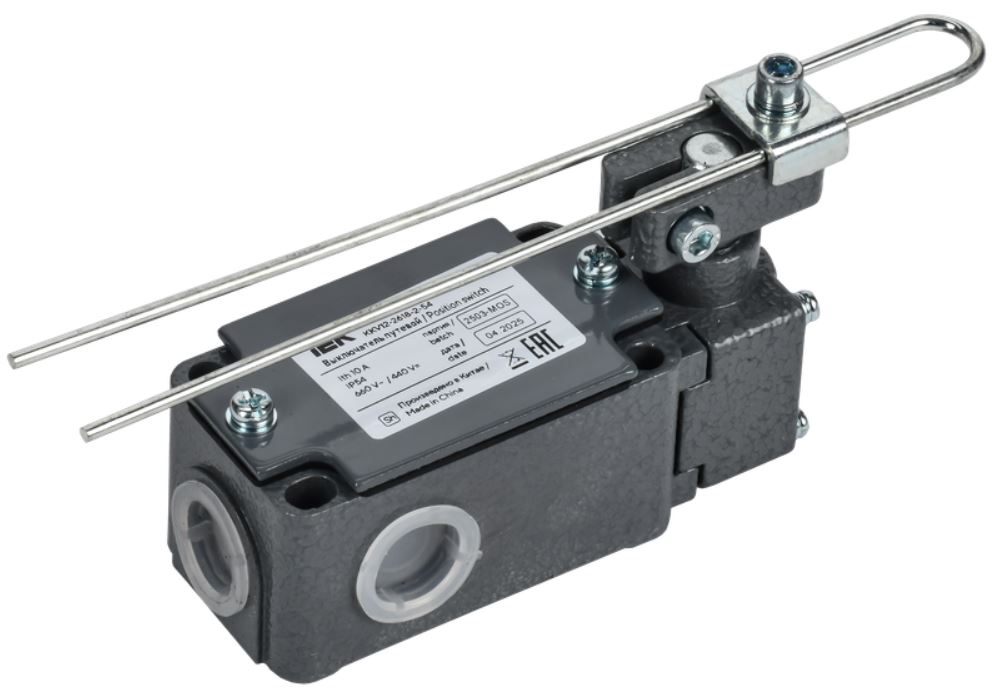 

Выключатель путевой IEK KKV12-2618-2-54 ВП 15К-21А-261-54 У2.8 рычаг с регулировкой по длине прямого действия, KKV12-2618-2-54