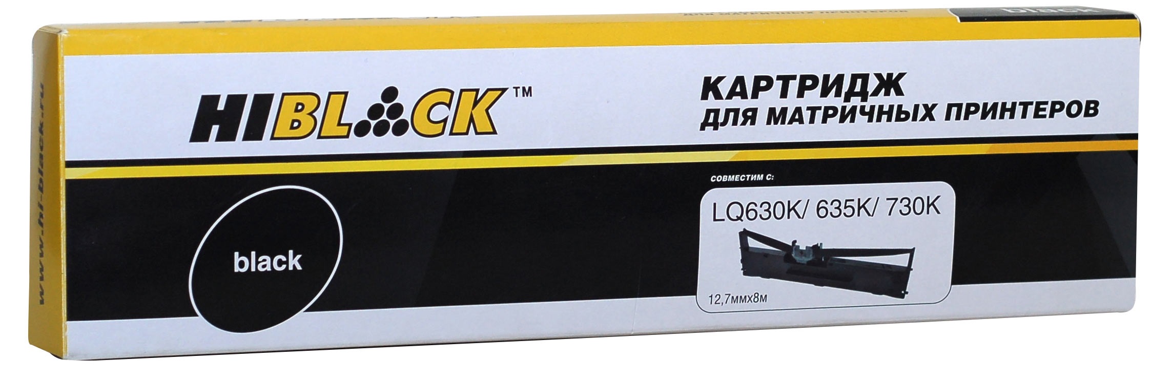 Картридж Hi-Black 161002 для Epson LQ-630, Bk, 8м