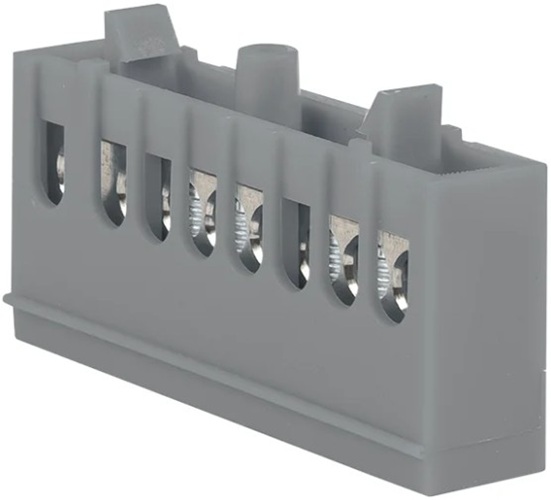 

Шина EKF sn0-63-8-is "фаза" L (6x9мм) 8 отв. латунь серый изолир. корп. на DIN-рейку, sn0-63-8-is