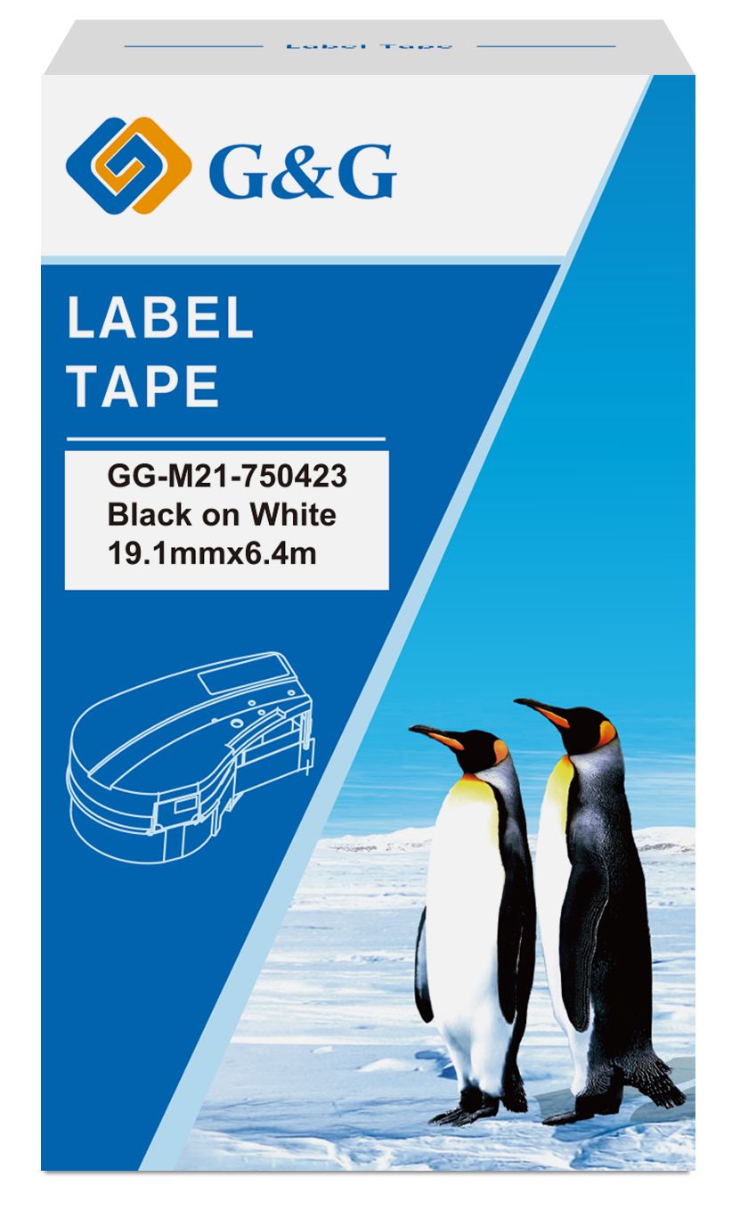 

Картридж ленточный G&G GG-M21-750423 черный на белом 19.1x6.4 для Brady BMP21-PLUS, BMP21-LAB, GG-M21-750423