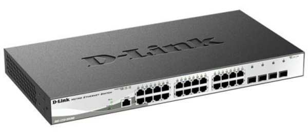 Изображение товара Коммутатор D-link DGS-1210-28X/ME/C1A управляемый L2 с пассивным охлаждением