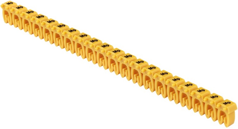 

Маркер на кабель IEK UMK-KE1-MP открытого типа KE 0,75-1,5мм2 символ "MP" (200шт/упак), UMK-KE1-MP