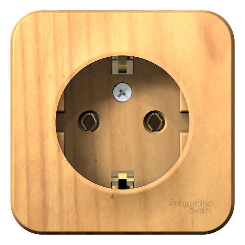 

Розетка Schneider Electric BLNRA010115 с/з без шторок 16А, 250В, изолир. пластина Ясень наруж, BLNRA010115