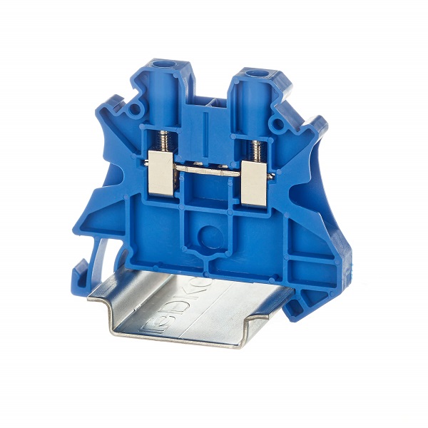 

Клемма проходная DKC TUR-4-BU винтовой зажим, 2 точки подключения, 4 кв.мм, синяя, "Nuputuk", TUR-4-BU