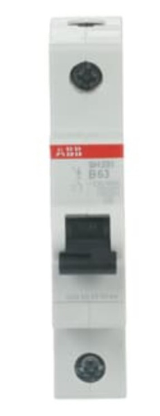 Изображение товара Автоматический выключатель ABB 2CDS211001R0635 63 А 440 В однополюсный