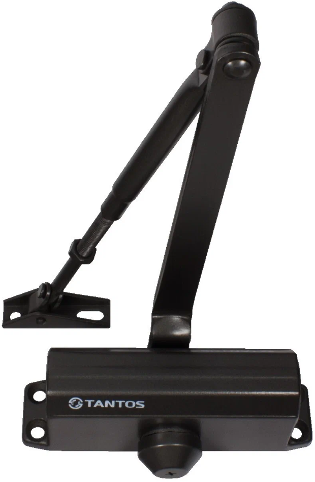 

Доводчик Tantos TS-DC065 черный усилие EN3, вес двери до 75 кг, две регулировки: скорость закрывания и скорость доводки, TS-DC065 черный