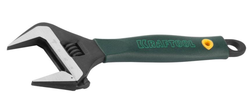 

Ключ разводной Kraftool SlimWide 27258-20 Kraftool Cr-V, 200мм./8", 38мм., SlimWide
