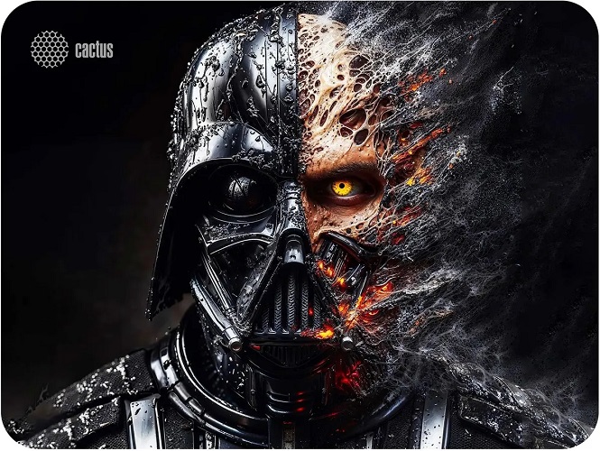 

Коврик для мыши Cactus CS-MP-PRO22XL Darth Vader 400x300x3мм, CS-MP-PRO22XL