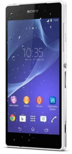фото Мобильный телефон  Sony Xperia Z2 White (белый) + Браслет Sony SWR10 Black (черный)
