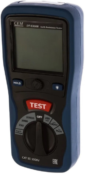 фото Измеритель сопротивления заземления CEM DT-5300B в Санкт-Петербургe