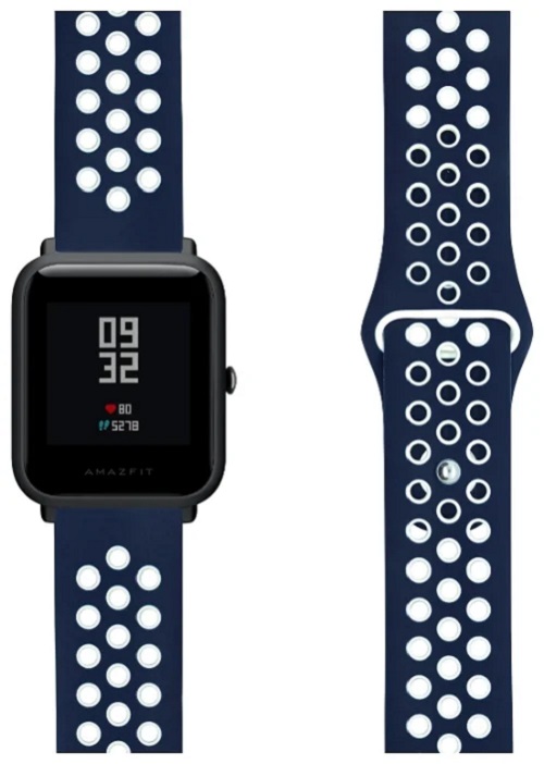 

Ремешок на руку Lyambda ALIOTH DS-GS-03-22-BL силиконовый для часов 22 mm blue/white, ALIOTH