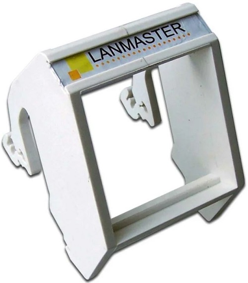 

Рамка Lanmaster LAN-DRF-45x45-WH на DIN-рейку для установки вставок и электромодулей 45х45, белая, LAN-DRF-45x45-WH