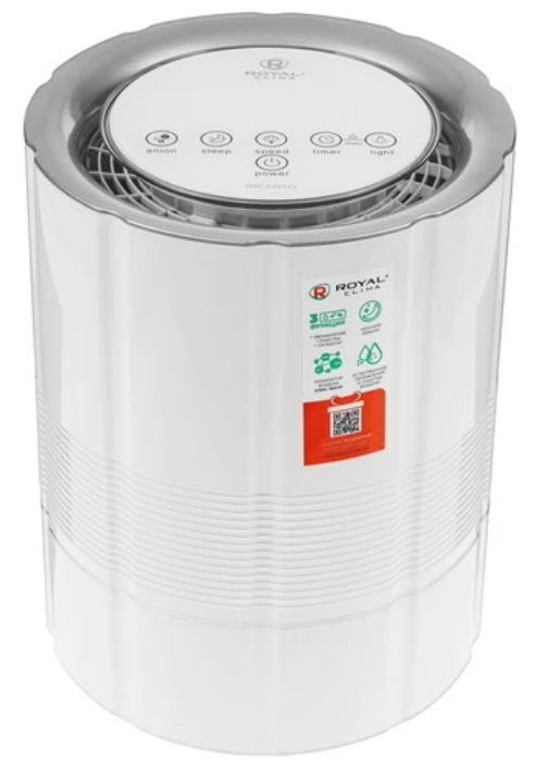 

Мойка воздуха Royal Clima INCANTO RAW-IN150/2.2E-WT 150 мл/ч, ионизация, INCANTO