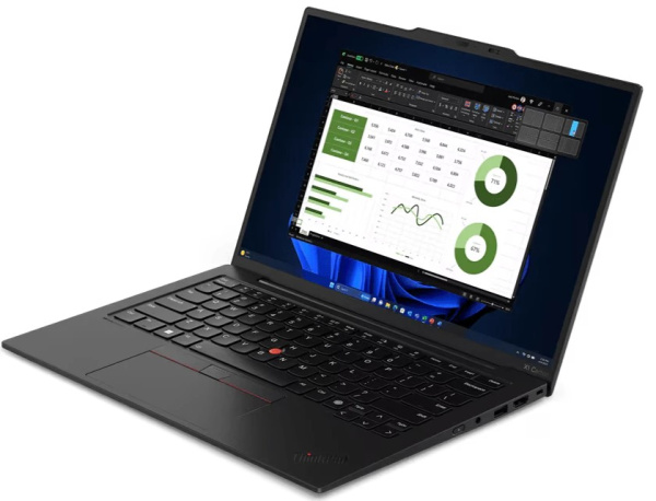 фото Ноутбук  Lenovo ThinkPad X1 Carbon G12 в Красноярске 14 ", Core Ultra 7, 16 Гб RAM, 512 Гб SSD, Arc graphics, Черный