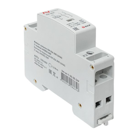 фото Контактор модульный EKF km-av-1-20-20-24V в Уфе