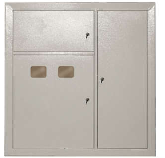 

Щит IEK MKM42-02-31 двухквартирный ЩЭ.2 IP31 металлический УХЛ3, MKM42-02-31