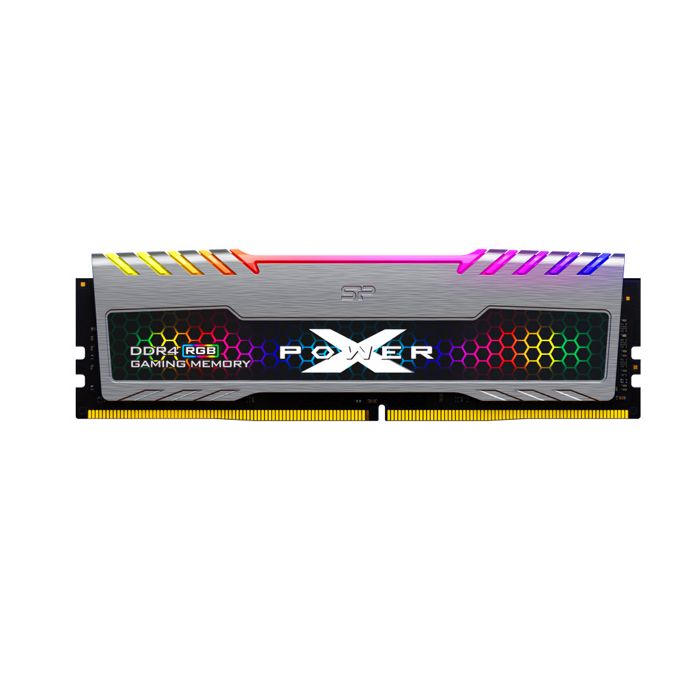 

Модуль памяти DDR4 8GB Silicon Power SP008GXLZU320BSB XPOWER Turbine RGB PC4-25600 3200MHz CL16 1Gx8 SR радиатор 1.35V, SP008GXLZU320BSB