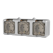 фото Розетка TOKOV ELECTRIC TKL-DT-R3Z-C06T-IP54
