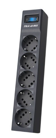 

Источник бесперебойного питания ZIS 7M Surge protector Pilot sG-Max 5 outlets (GP), 15А/3.3 kVt, automatic circuit-breaker, 7 m, gfaphite, Pilot sG-Max 7M