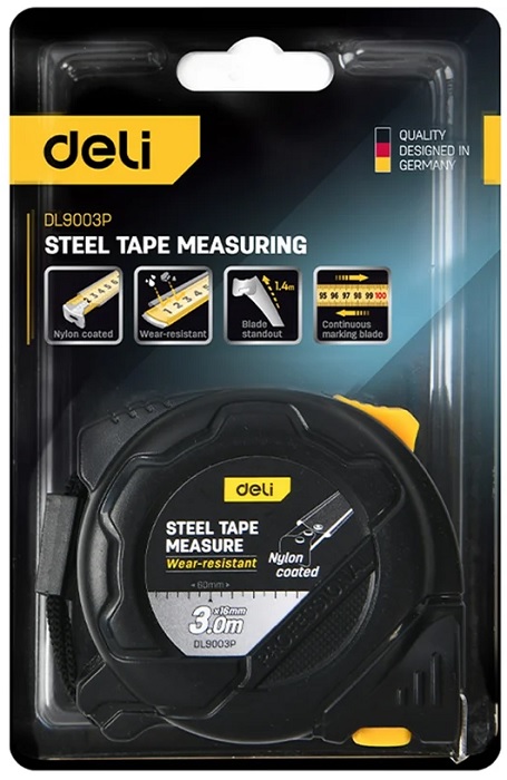 

Рулетка Deli DL9003P 3м*16мм, DL9003P
