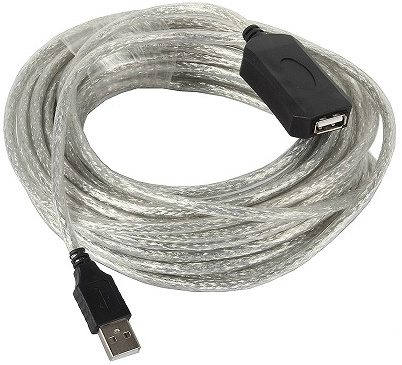 фото Кабель интерфейсный USB 2.0 удлинитель VCOM VUS7049-10M в Казани