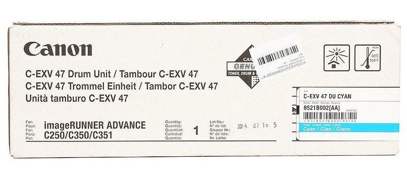 

Блок фотобарабана Canon C-EXV47 8521B002AA для iR C1325iF/1335iF. Голубой., C-EXV47
