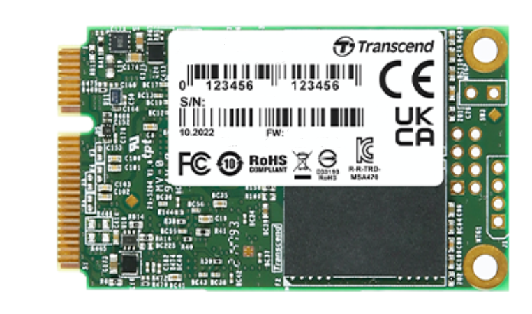 

Накопитель SSD mSATA Transcend TS160GMSA520I MSA520I 160GB SATA 6Gb/s 3D TLC BiCS5 560/520MB/s IOPS 38K/75K MTBF 3M 8355 TBW, TS160GMSA520I