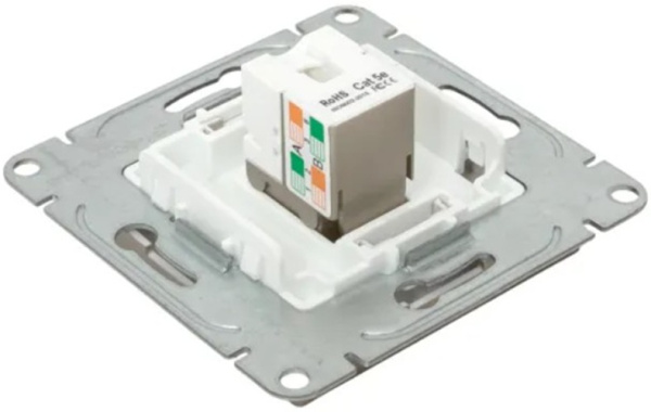 фото Розетка компьютерная  EKF UP1-SOC-RJ45-5