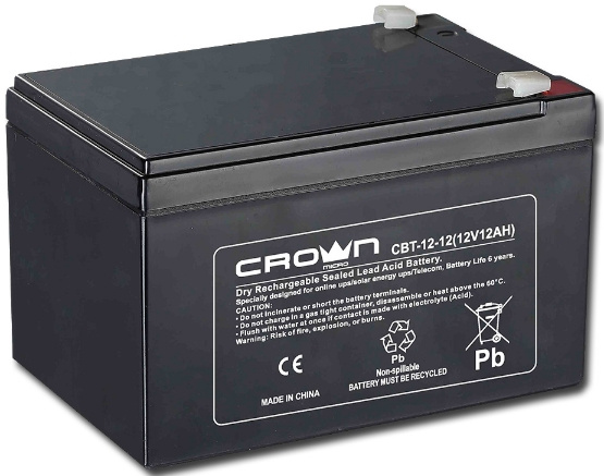 фото Аккумулятор  Crown CBT-12-12 в Самаре