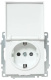 фото Розетка с заземлением с крышкой EKF EWV10-124-90 в Уфе