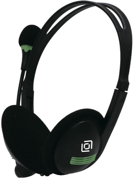 

Наушники с микрофоном Oklick HS-M100 черный 1.8м накладные оголовье (1532004), HS-M100
