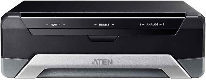 

Конвертер Aten UC3022-AT-G HDMI+AUDIO=>USB, 2xHDMI+2xRCA/XLR>USB-C/USB A-тип, Female>Male, DC 5V, (ввод: 2160p30/25/24;вывод: макс. несжат. 1080p60/50, UC3022-AT-G
