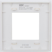 фото Рамка одинарная IEK SK-M12-G-K01