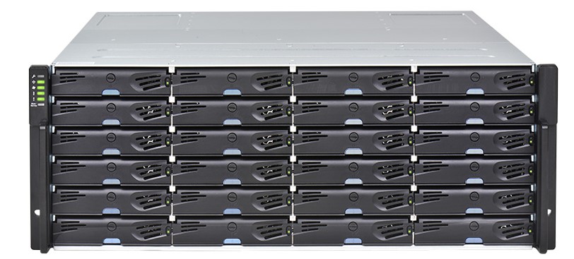 

Система хранения данных Infortrend EonStor DS 4000T DS4024URT200C-8U32 2U/24bay U.2 NVMe AFA,unified Dual controller,4xSFP+,4x host board,2x4GB,2x(PSU, EonStor DS 4000T