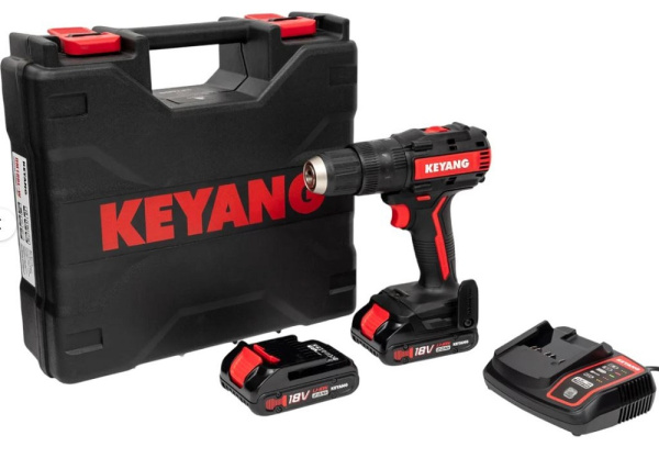фото Дрель - шуруповерт KEYANG DM18BL-W (Set)