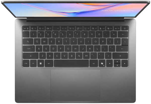 фото Ноутбук ASUS VivoBook S5452MA-TM102 14" (Intel Core 7, 16Гб LPDDR5X, SSD 512 Гб, , Без ОС) Серый [90NB1991-M00990]