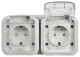 фото Розетка двухместная с заземлением  IEK TS-R26-16-55-G-K01 в Санкт-Петербургe