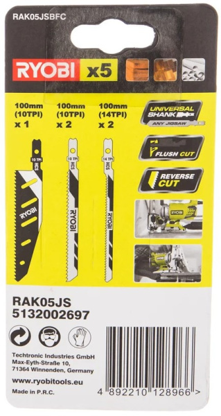 фото Набор пилок Ryobi RAK05JSBFC