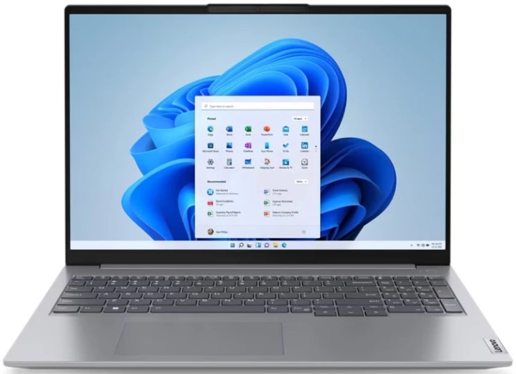 

Ноутбук Lenovo ThinkBook 16 G6 IRL 21KH005LEV_64T i7-13700H/64GB/1,5TB SSD/Iris Xe graphics/16" WUXGA IPS/WiFi/BT/cam/noOS/arctic grey, ThinkBook 16 G6 IRL