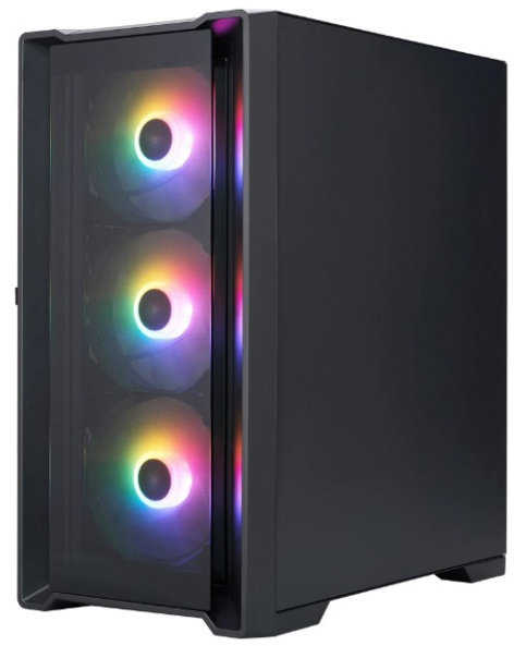 фото Корпус mATX 1STPLAYER TRILOBITE T4-G GLASS FRGB Black в Перми