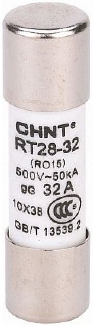 

Плавкая вставка CHINT 520248 цилиндрическая, RT28-32, 2А, 10х38, 520248