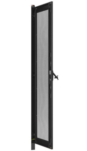 фото Дверь одностворчатая перфорированная TLK TFI-3380-P-R-BK