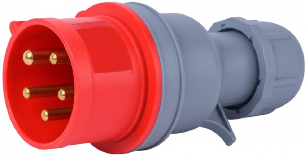 Изображение товара Вилка DEKraft 26105DEK перен. 3Р+РЕ+N 32А IP44