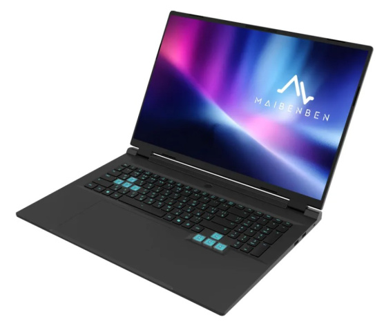 фото Ноутбук Maibenben X-TREME TSUNAMI X18A-R98957 18" (AMD Ryzen 9, 16Гб DDR5, SSD 1 Тб, GeForce RTX 5070, Без ОС) Черный [X18A-R989570G3RLB4E10]