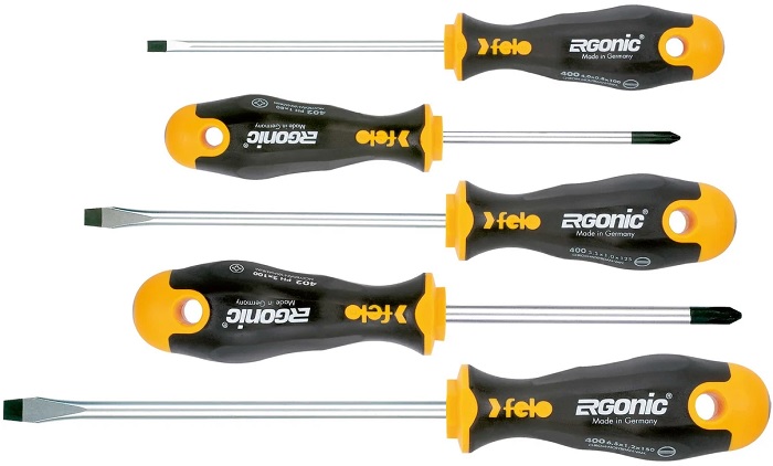 

Набор отверток Felo 40095118 Ergonic 5 шт в упаковке, 40095118