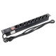 фото Блок розеток 19", 8 розеток EKF TRP-HPD-LS-16A-8SH-2MSH в Уфе