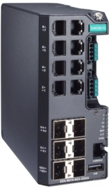 фото Коммутатор управляемый MOXA EDS-4014-4GS-2QGS-LV-T в Перми